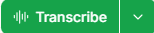 Heidi's green Transcribe button, used to start listening to the consultation